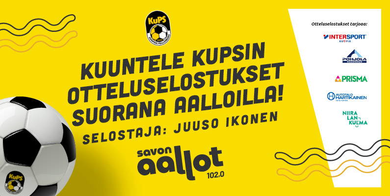 KuPSin otteluselostukset suorana lähetyksenä